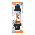 Reiko Running Sport Belt For Iphone 7/ 6/ 6S Or 5 Inches Device With Two Pockets And Led In Black (5X5 Inches)