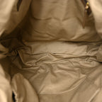 Calfskin Double Handles Hobo Brown