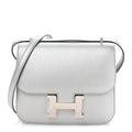 Metallic Chevre Chamkilight Constance 18 Argent