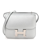 Metallic Chevre Chamkilight Constance 18 Argent