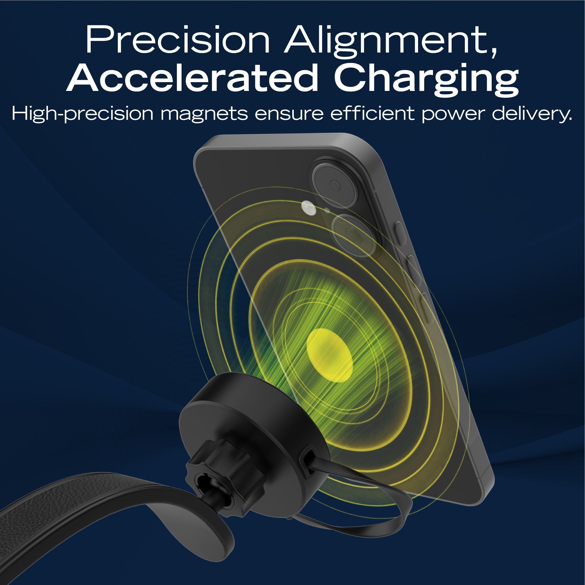 Nautica Turan QMAG Cord - Wireless Magnetic Car Charger 15W