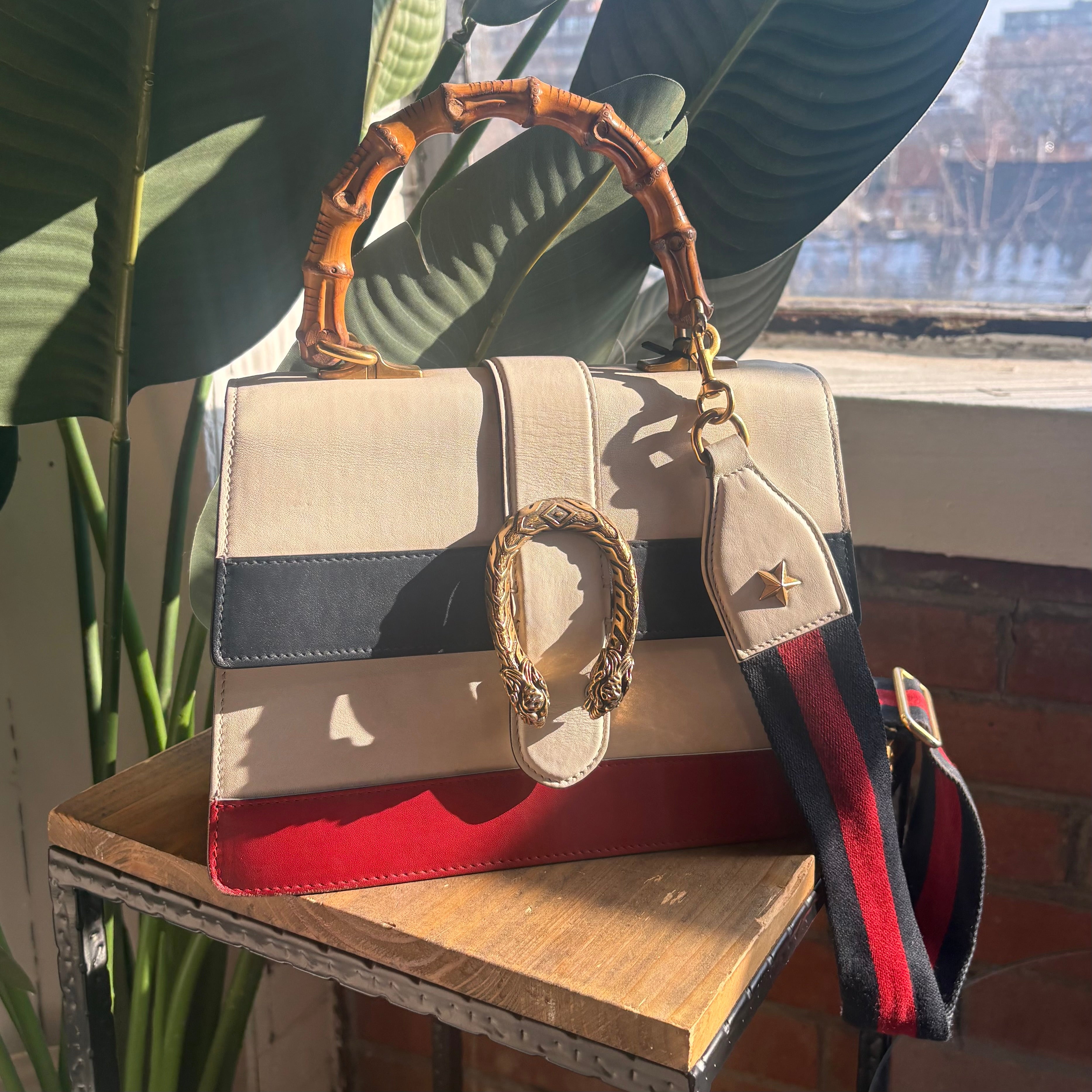 Gucci 'Bamboo Medium Dionysus' Top Handle Bag