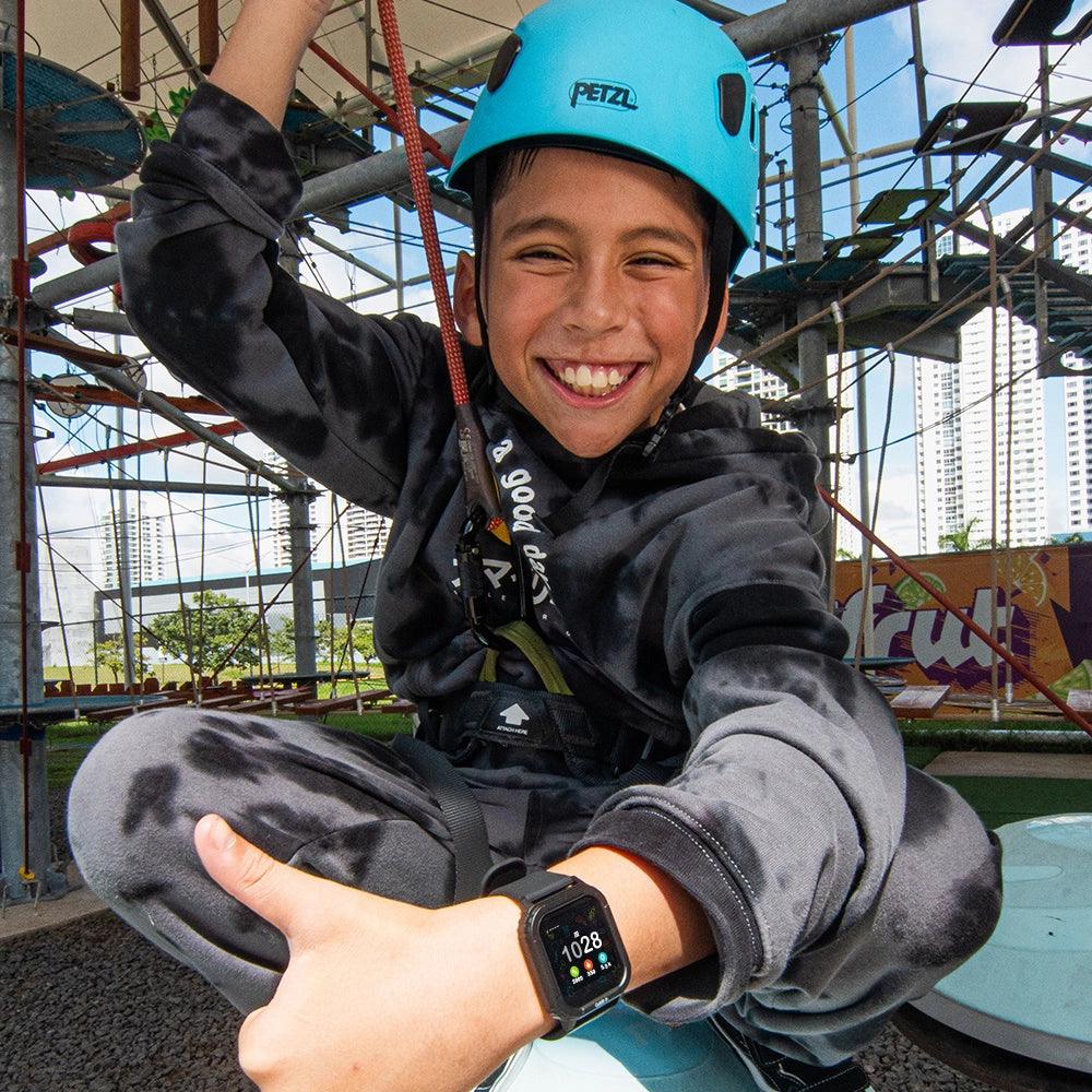 Cubitt Jr. Kids Smartwatch Fitness Tracker for Boys and Girls with Silicone band.