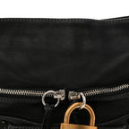 Calfskin Paddington Hobo Black