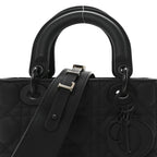 Ultra Matte Calfskin Cannage Small My ABCDior Lady Dior Black
