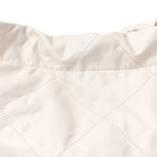 Shiny Calfskin Quilted Chanel 22 White Black