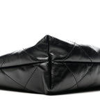 Shiny Calfskin Quilted Small Chanel 22 Black