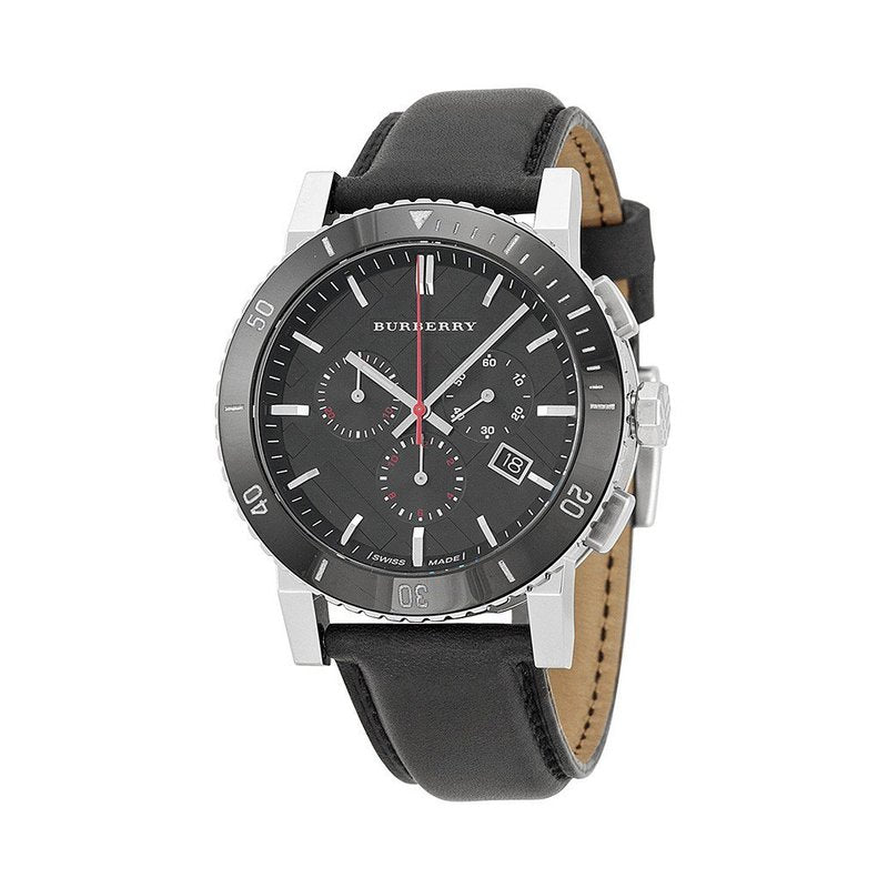 Burberry Men's Watch Chronograph The City Black