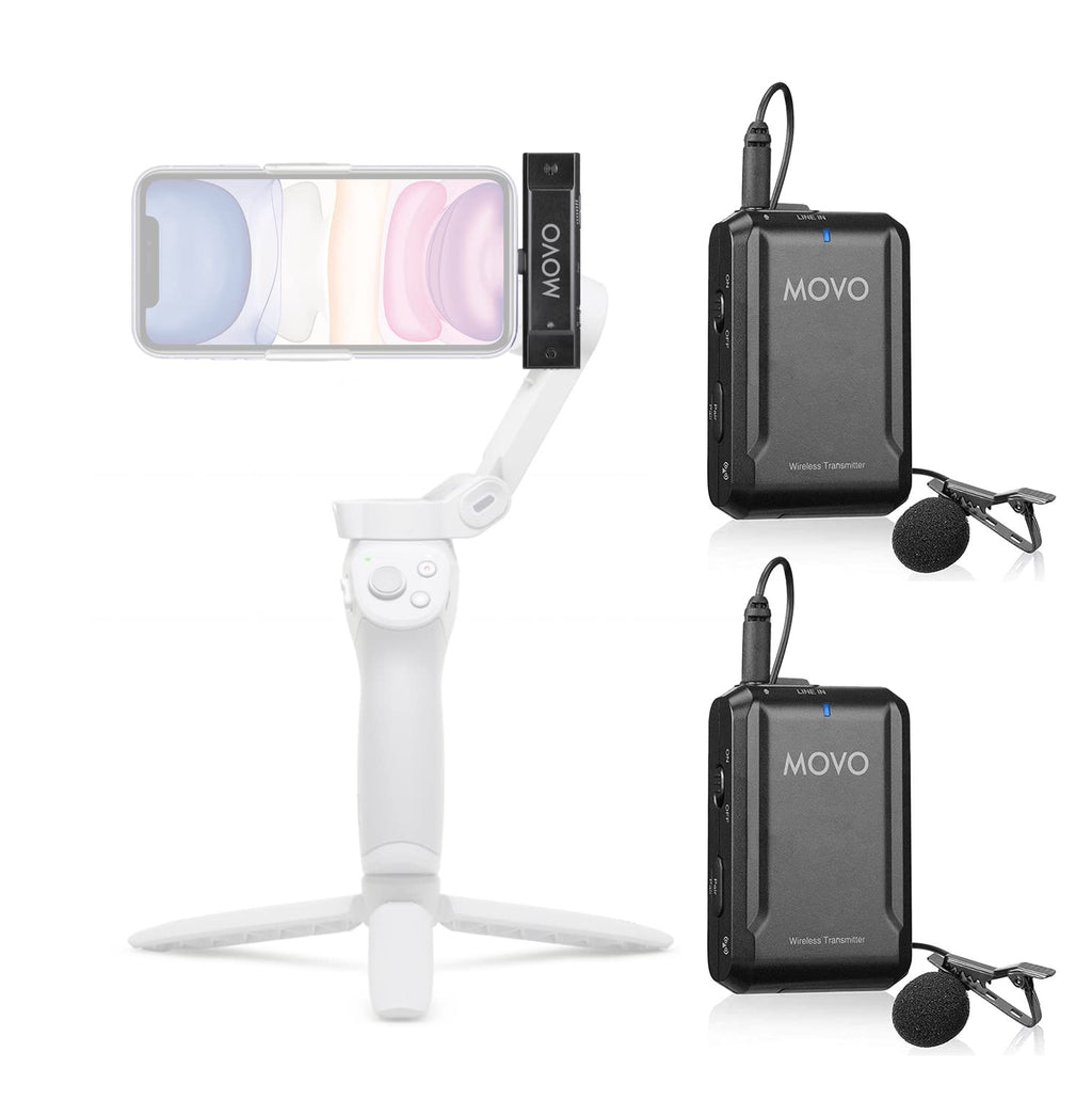 Movo EDGE-DI-DYO Dual Wireless Lapel for Lightning