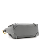 Baby Drummed Calfskin Nano Luggage Kohl
