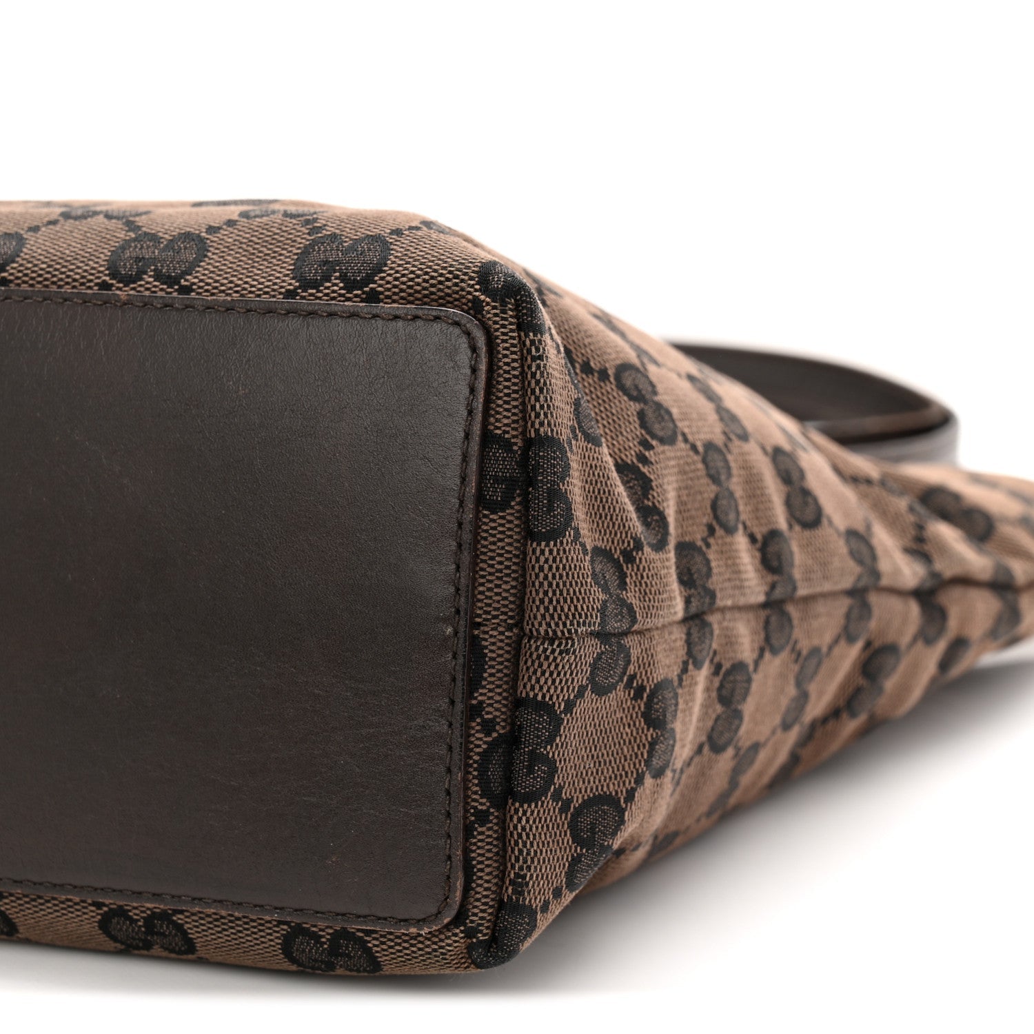 Monogram Small Bucket Tote Dark Brown