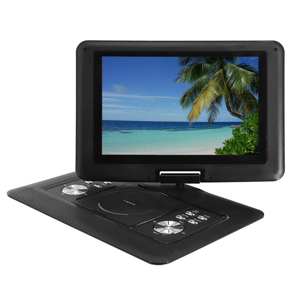 14.1 Inch Portable TV+DVD Player with Swivel TFT-LCD Screen and USB,SD,AV,HDMI Inputs