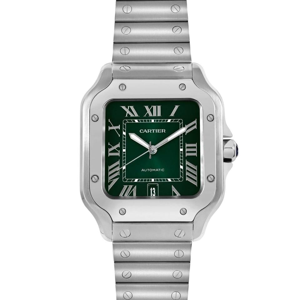 Cartier Santos De Cartier WSSA0062 Green Dial Large - 2025