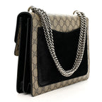 GG Supreme Monogram Medium Dionysus Shoulder Bag Black