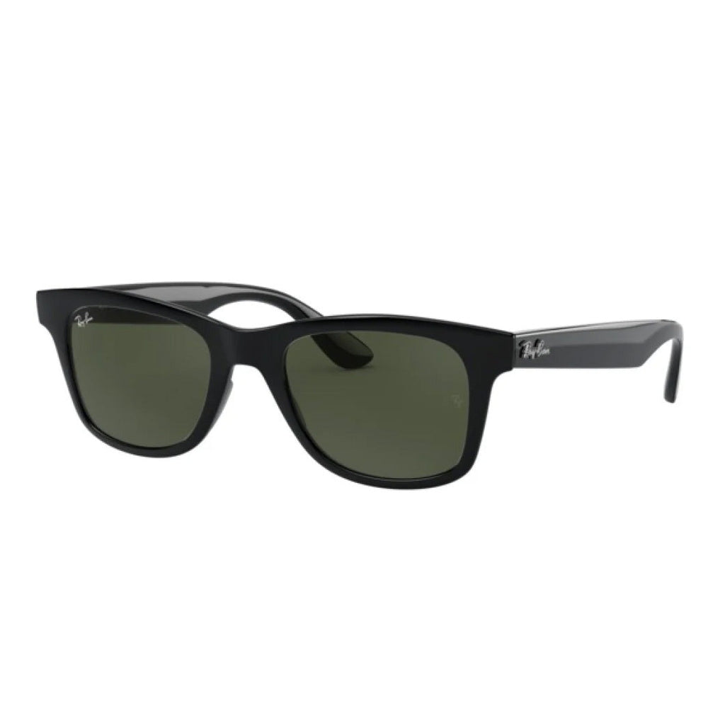 Ray-Ban Black Green Square Sunglasses RB4640F