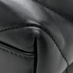Calfskin Y Quilted Monogram Toy Loulou Crossbody Bag Black