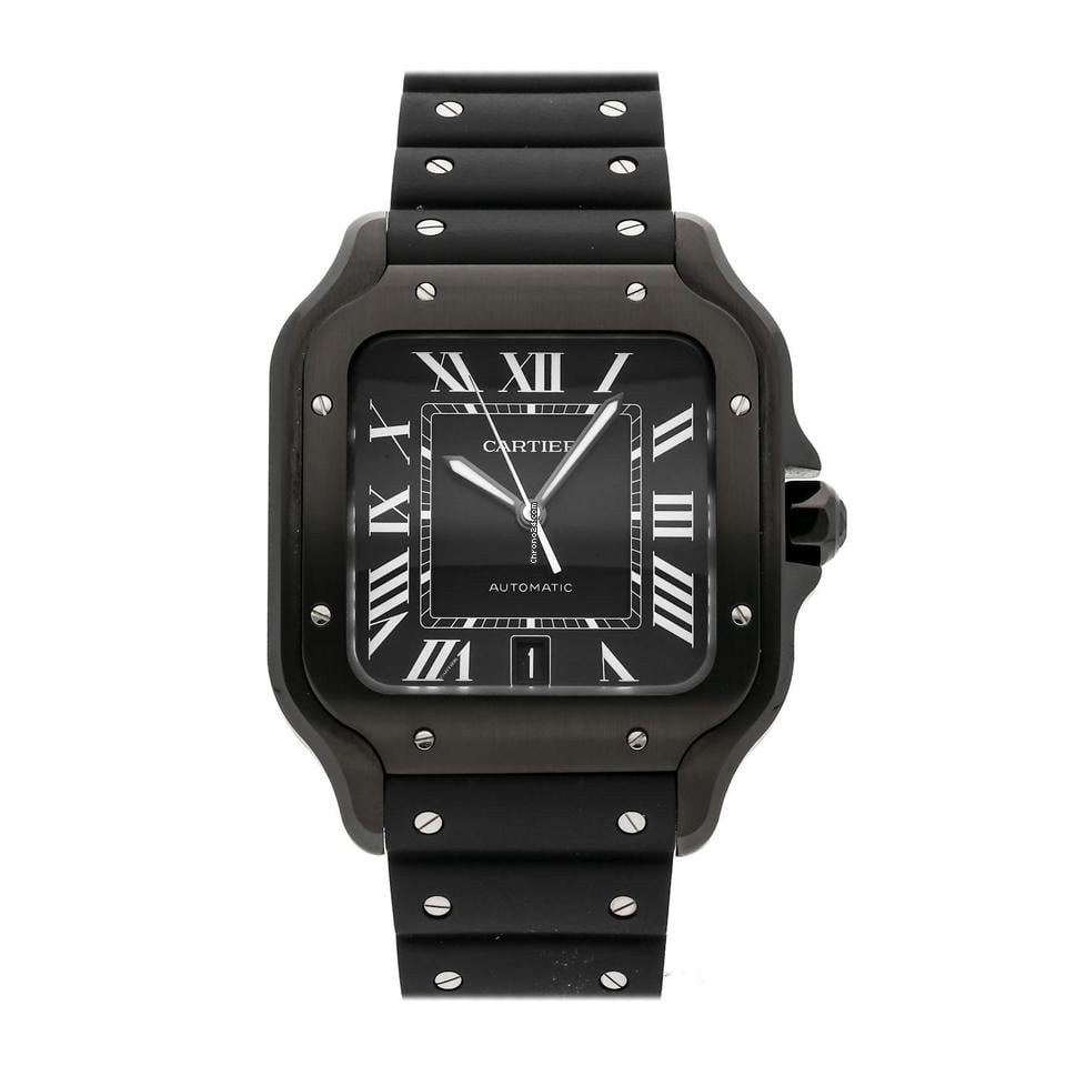 Cartier Santos De Cartier WSSA0039 Black Dial Large - 2025