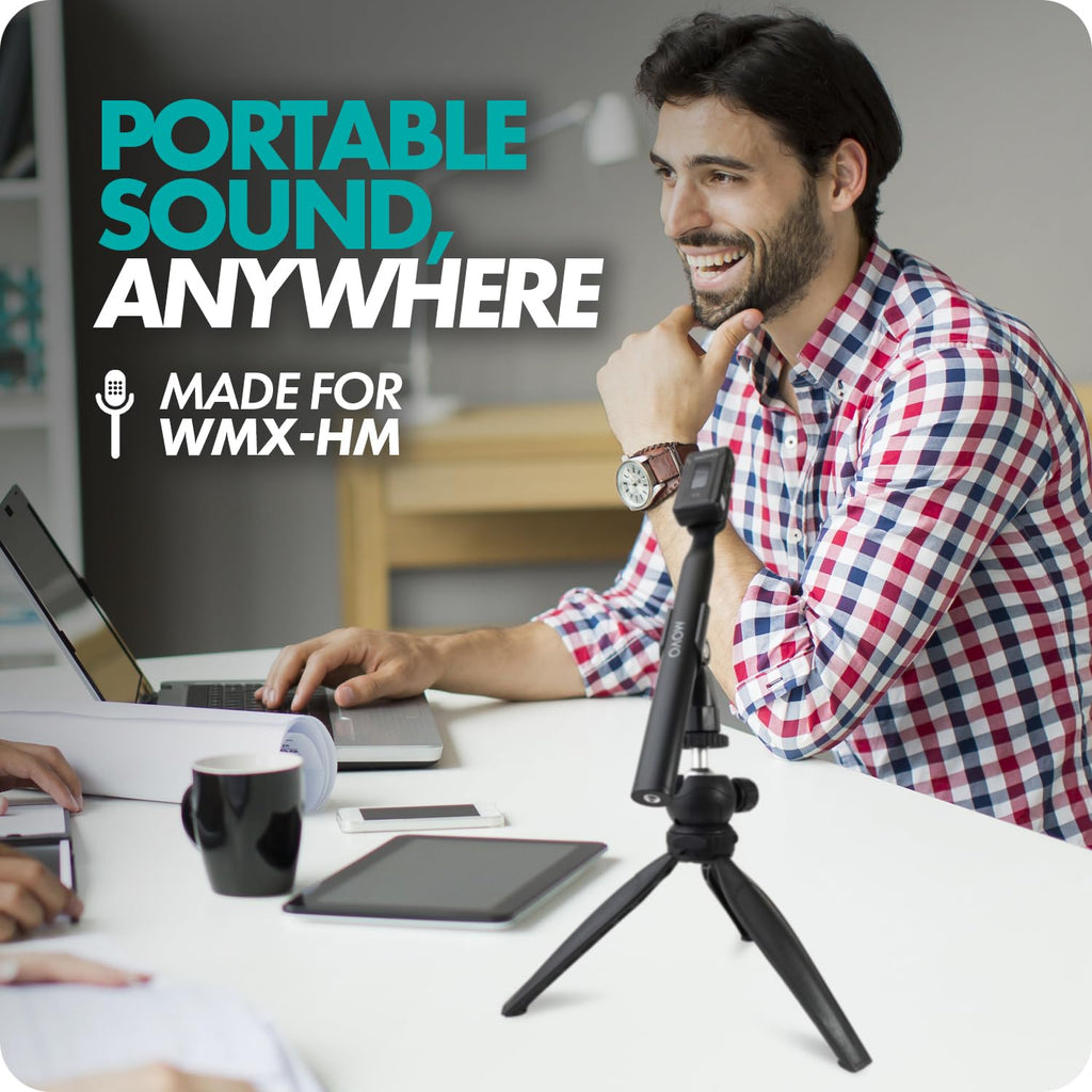 Movo HMT-2 Tabletop Tripod Microphone Stand