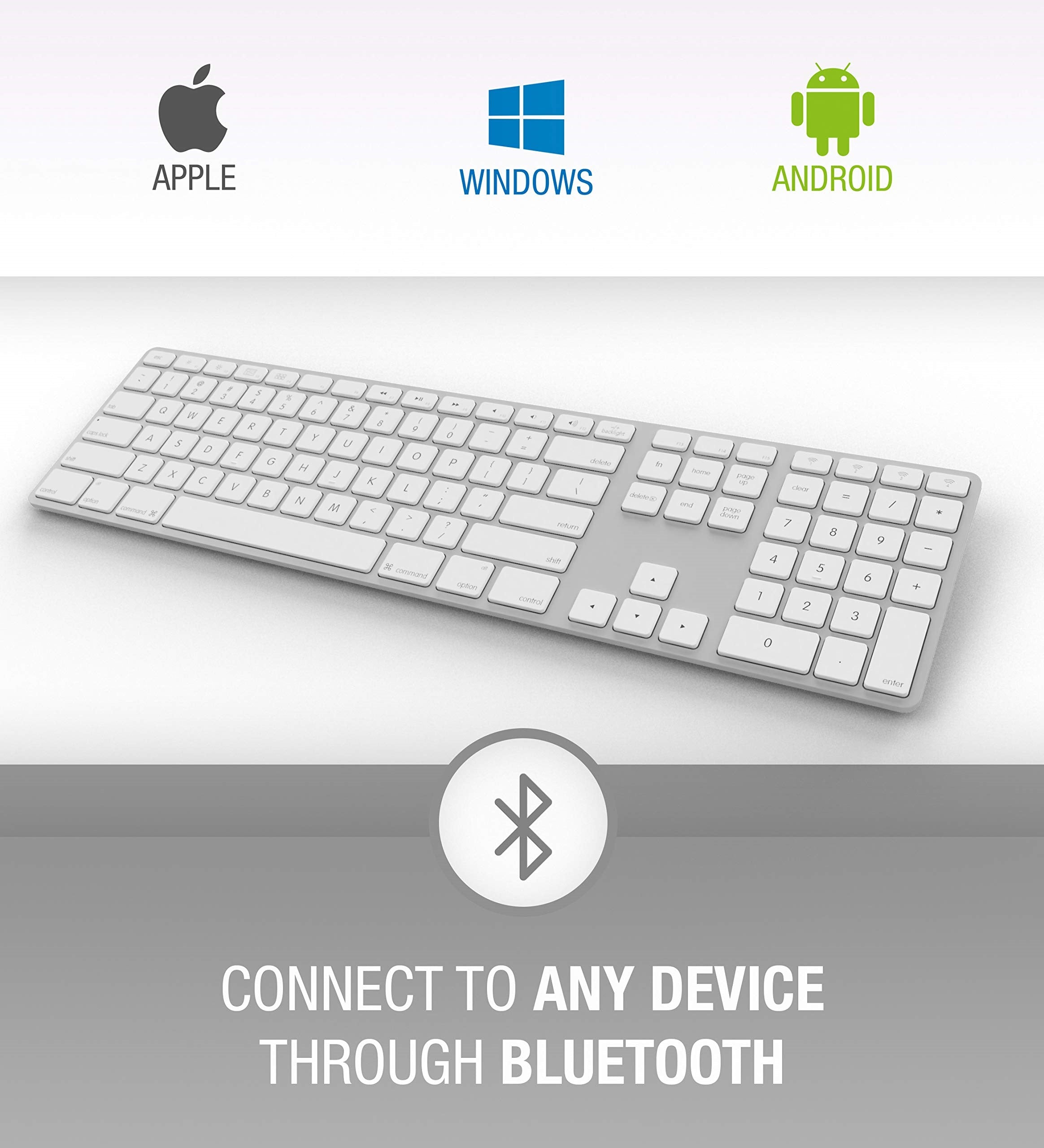 Backlit Wireless Keyboard Black