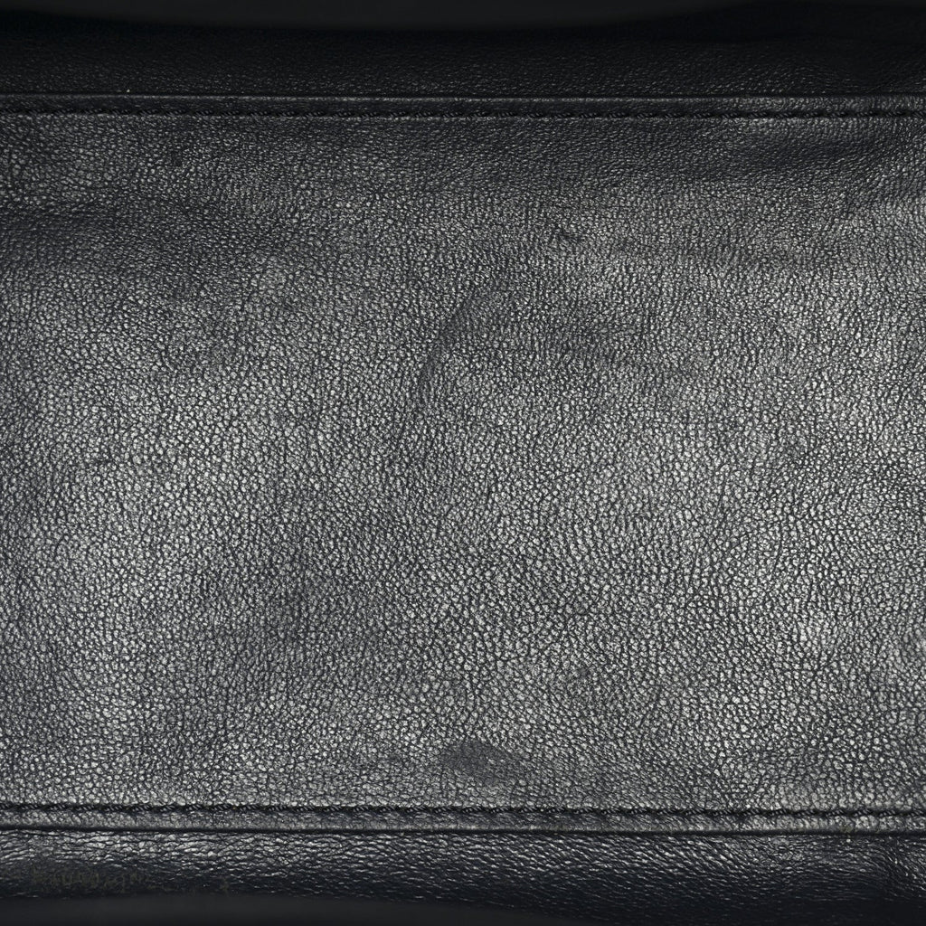 Smooth Calfskin Micro Luggage Navy Blue