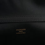 Smooth Calfskin Large Rodeo Top Handle Handbag Black