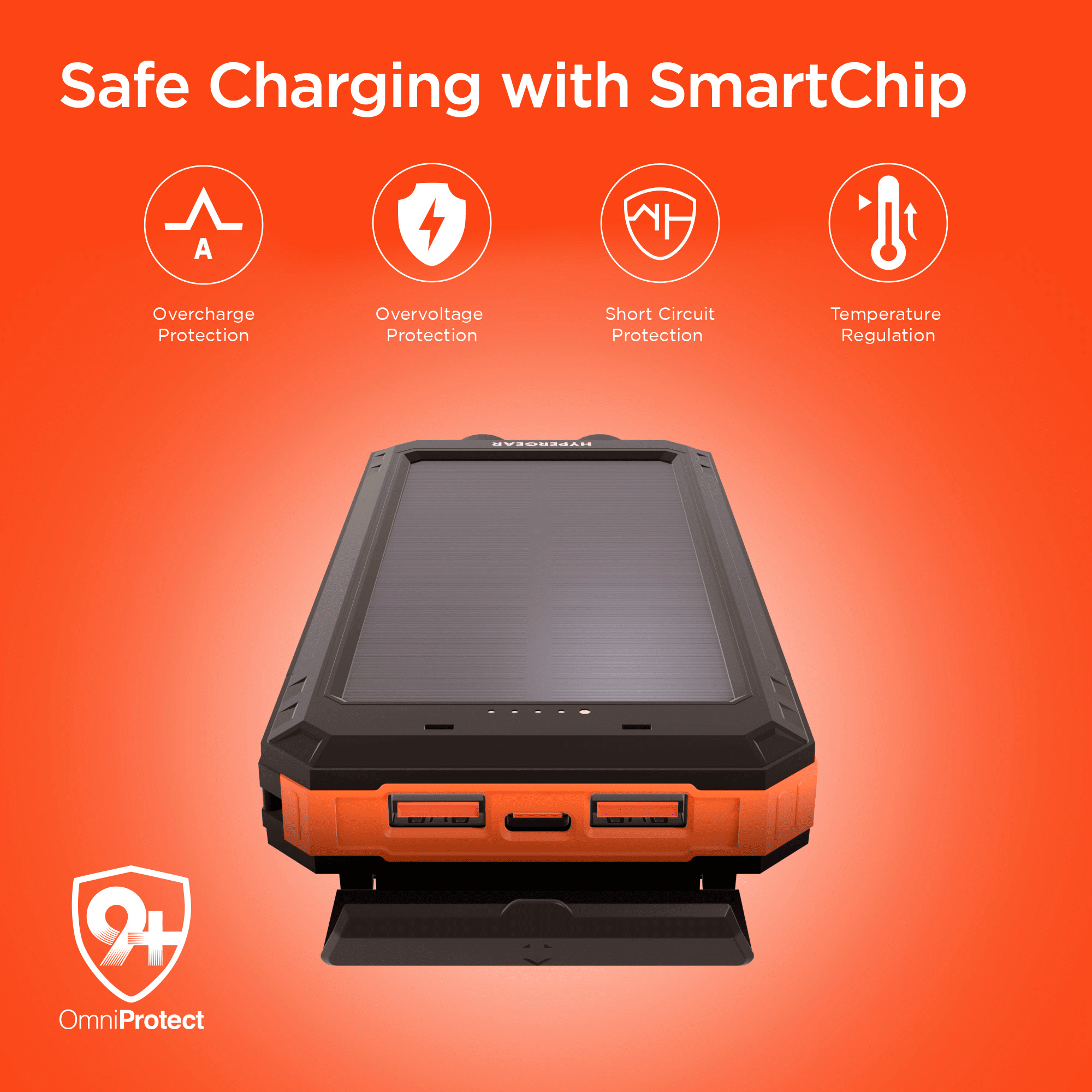 10K Fast Charge Solar 10000mAh PD Power Bank