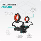 Movo SM6 Ultraflex Premium Shockmount for Shotgun Microphones