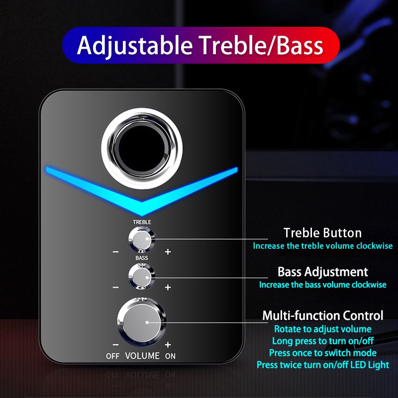 Home Theater System Caixa De Som PC Bass Subwoofer Bluetooth Speaker Computer Speakers Music Boombox Desktop Laptop Altavoces TV- 1.5"