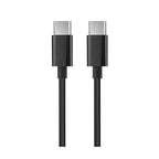 Usb C To Type C Charge & Sync Data Cable 3.3 Ft In Black