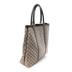 GG Plus Monogram Joy Vertical Tote Dark Brown