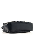 Calfskin Matelasse Monogram Lou Camera Bag Black