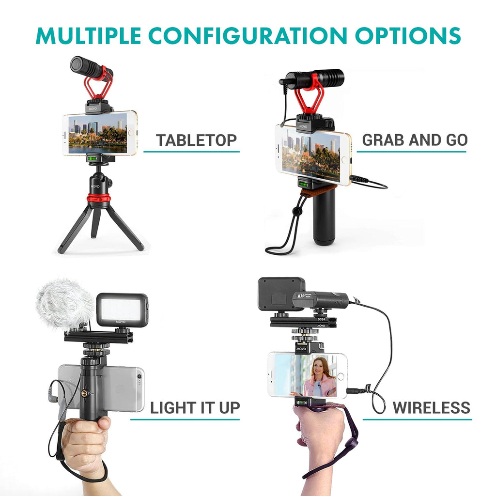 Movo V8 Huge Vlogging Kit for Lightning iPhone