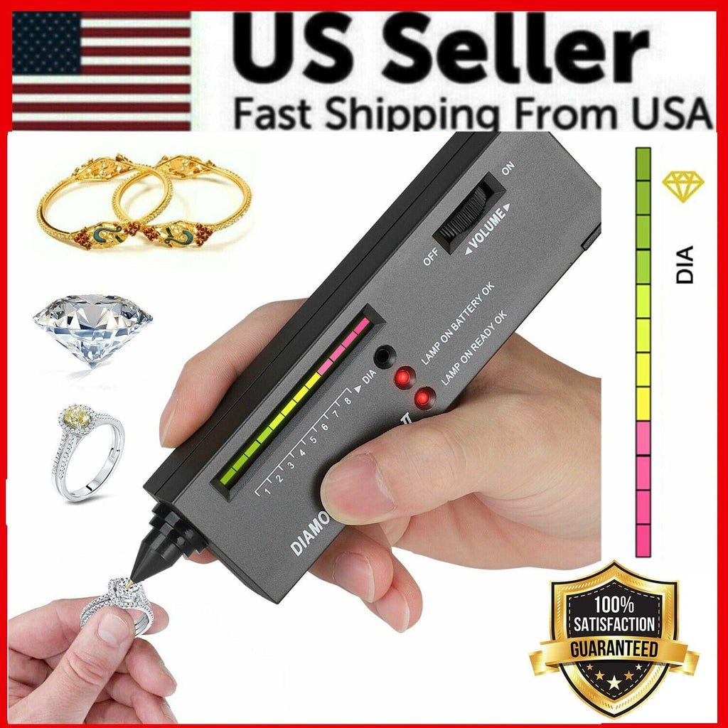 Portable Diamond Checker Selector Illuminated Jewelry Gemstone Testing Tool Kit