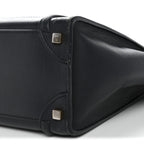 Smooth Calfskin Micro Luggage Navy Blue