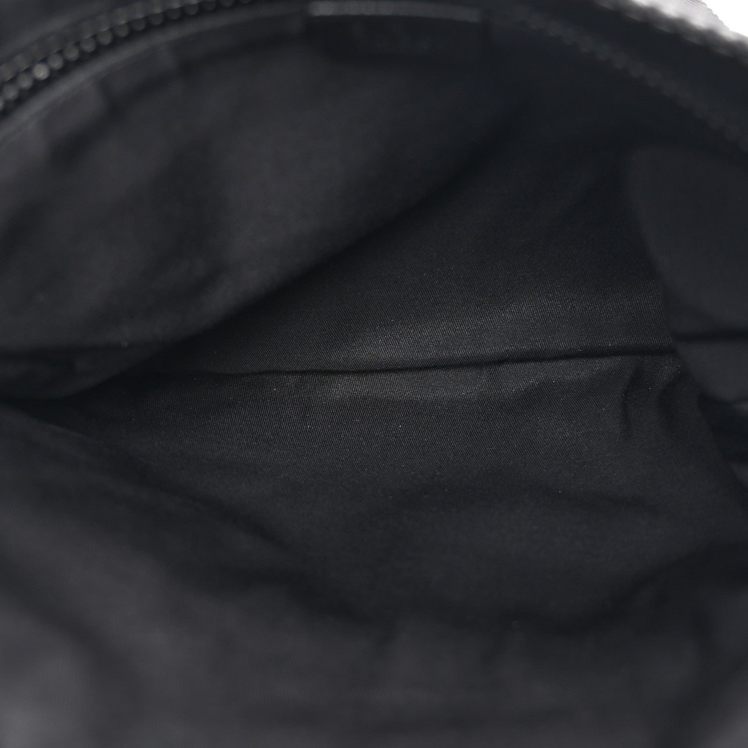 Nylon Monogram Small Flat Messenger Bag Black