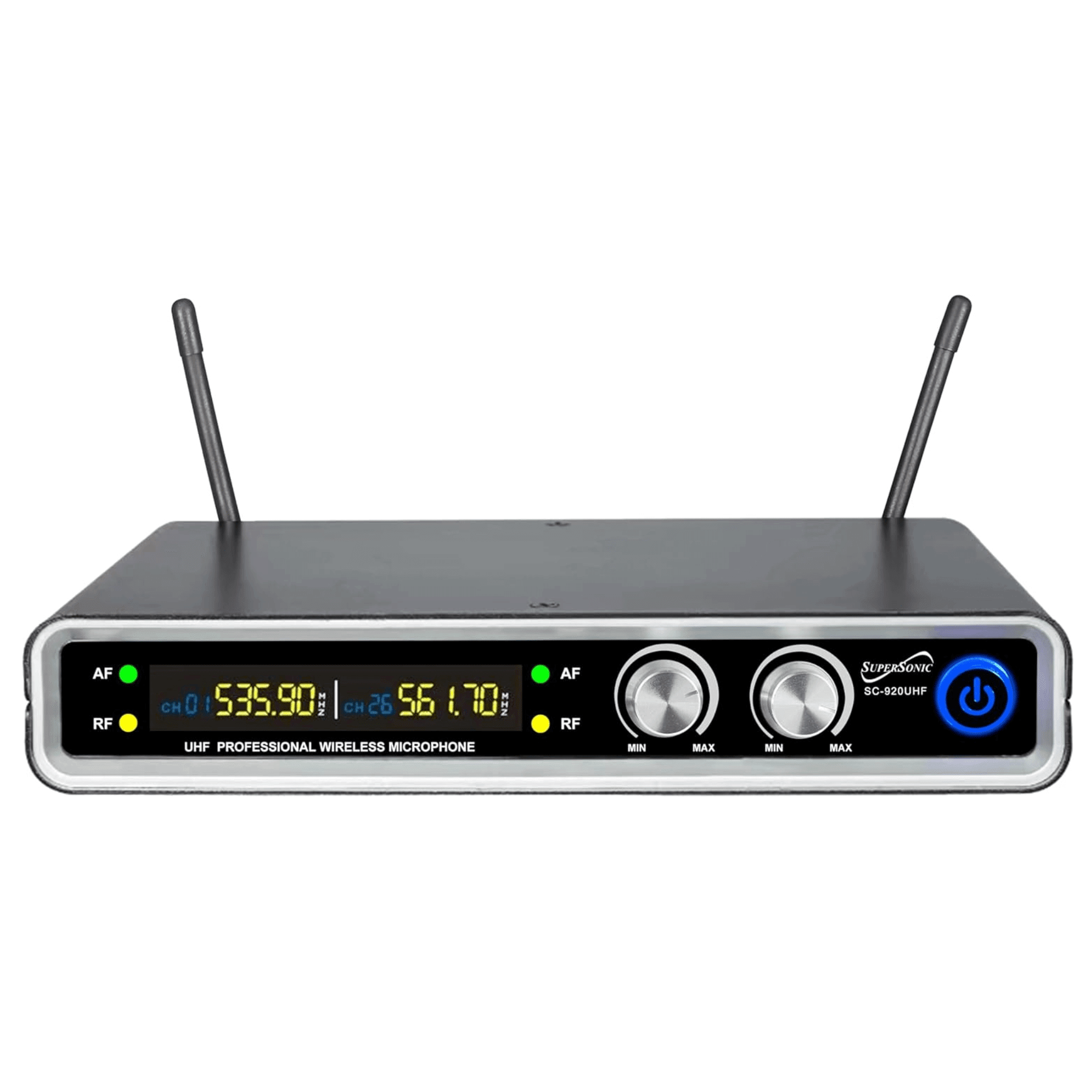 UHF Dual Fixed Channel Professional Wireless Microphone