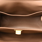 Natural Smooth Calfskin Mini Rodeo Top Handle Handbag Latte