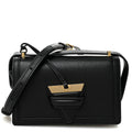 Calfskin Small Barcelona Shoulder Bag Black