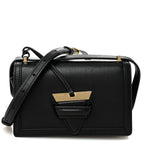 Calfskin Small Barcelona Shoulder Bag Black
