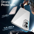 Entronix Case Compatible with Galaxy S25 Edge - [Hard Back] Clear Cover