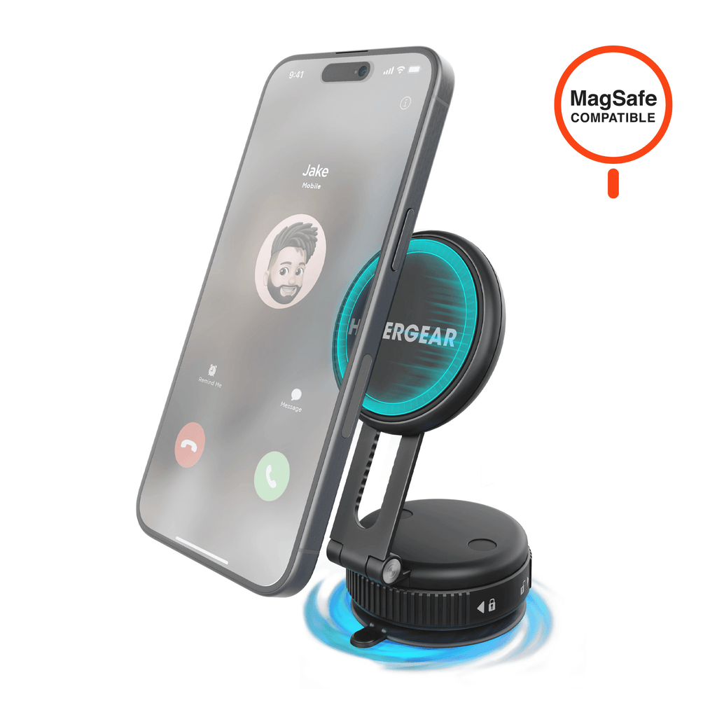 Mag Vac Magnetic Phone Mount with Vacuum Suction Cup Base