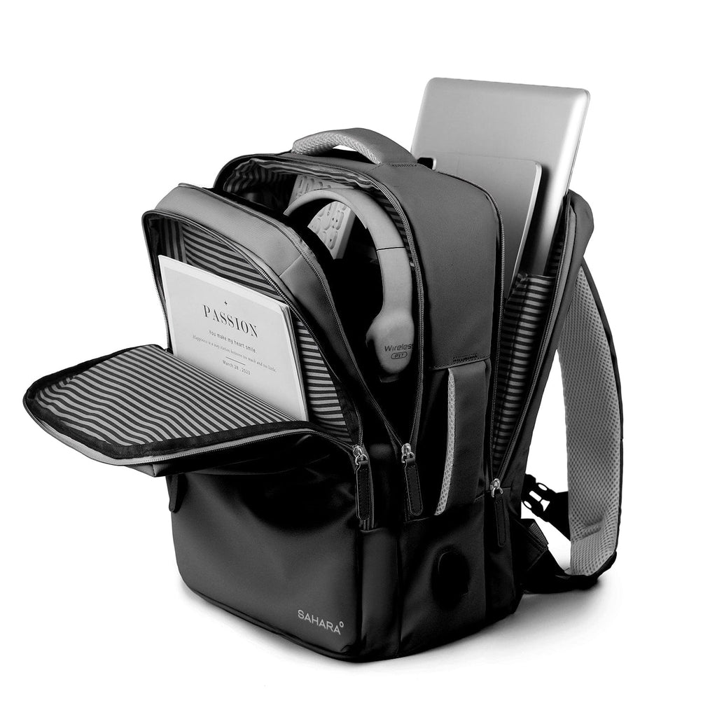 SAHARA - Multi-Pocket USB Travel Backpack — Voyager Travel Max - Laptops up to 16"