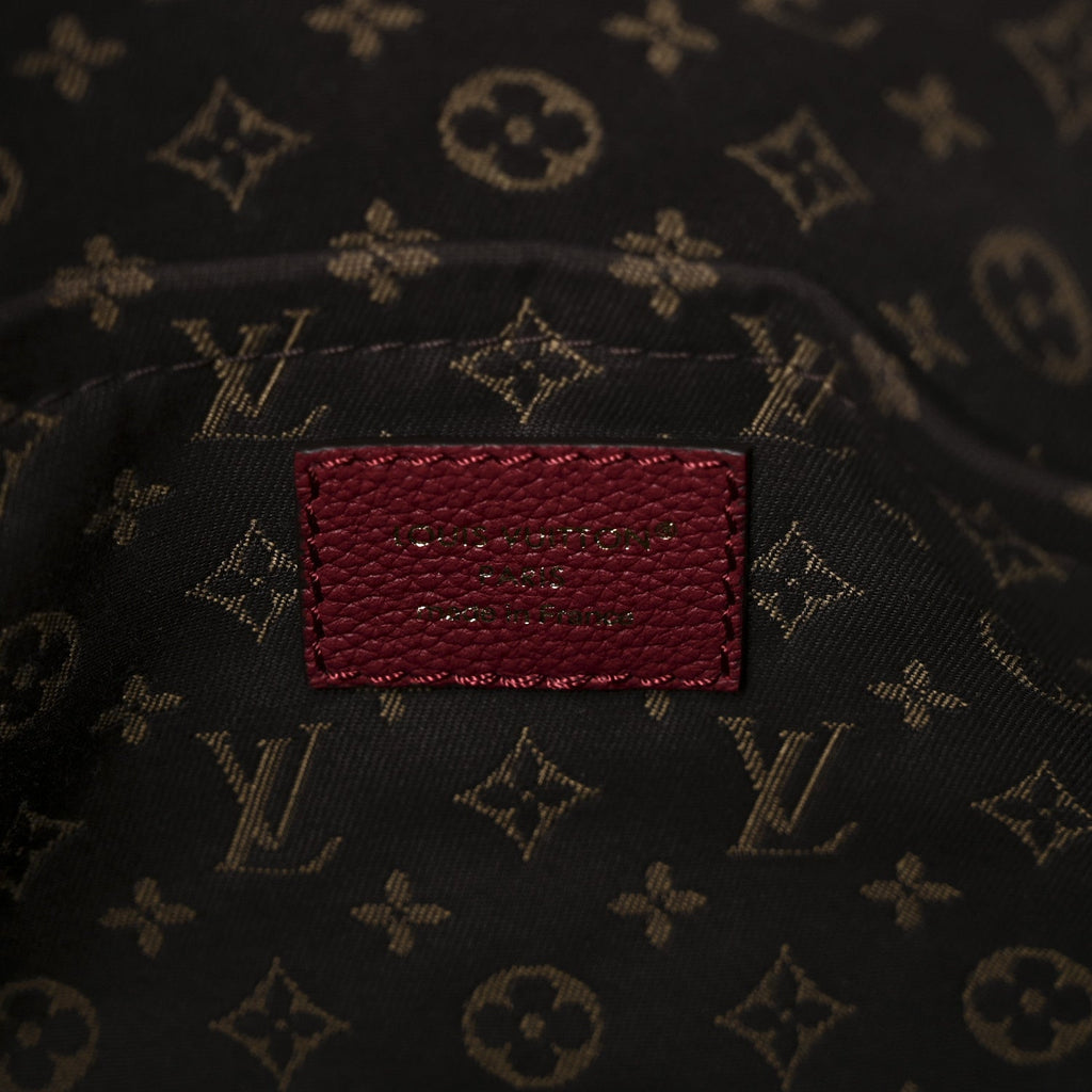 Calfskin Monogram Express MM Carmin Red