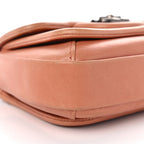 Calfskin Quilted Small Prestige Top Handle Flap Pink