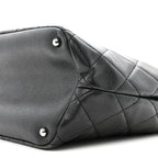 Caviar Quilted CC Timeless Soft Tote Black