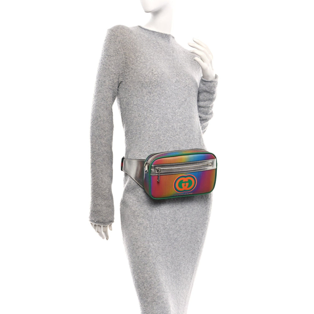 Holographic Good Game Interlocking G Belt Multicolor