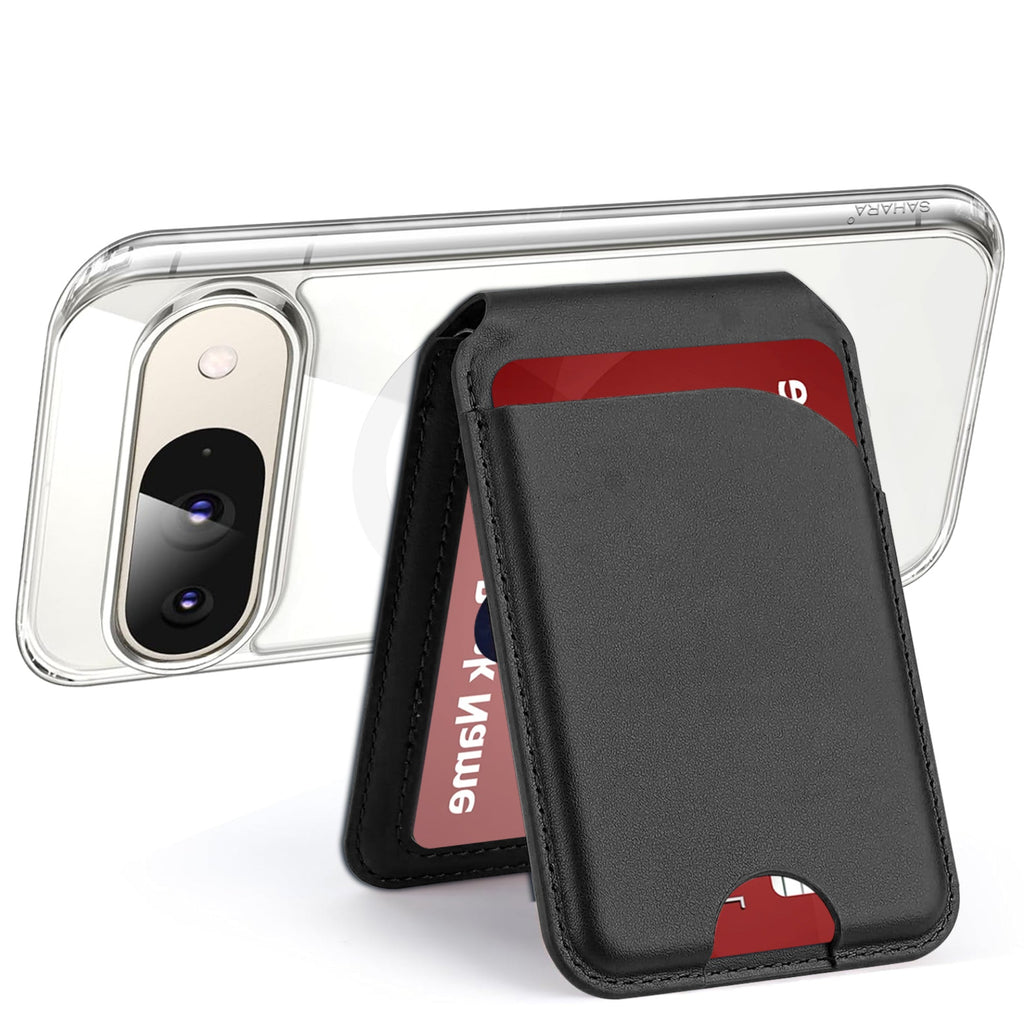SAHARA - Venture Series Clear Case with Detachable Leather Wallet - Google Pixel 9 and 9 Pro