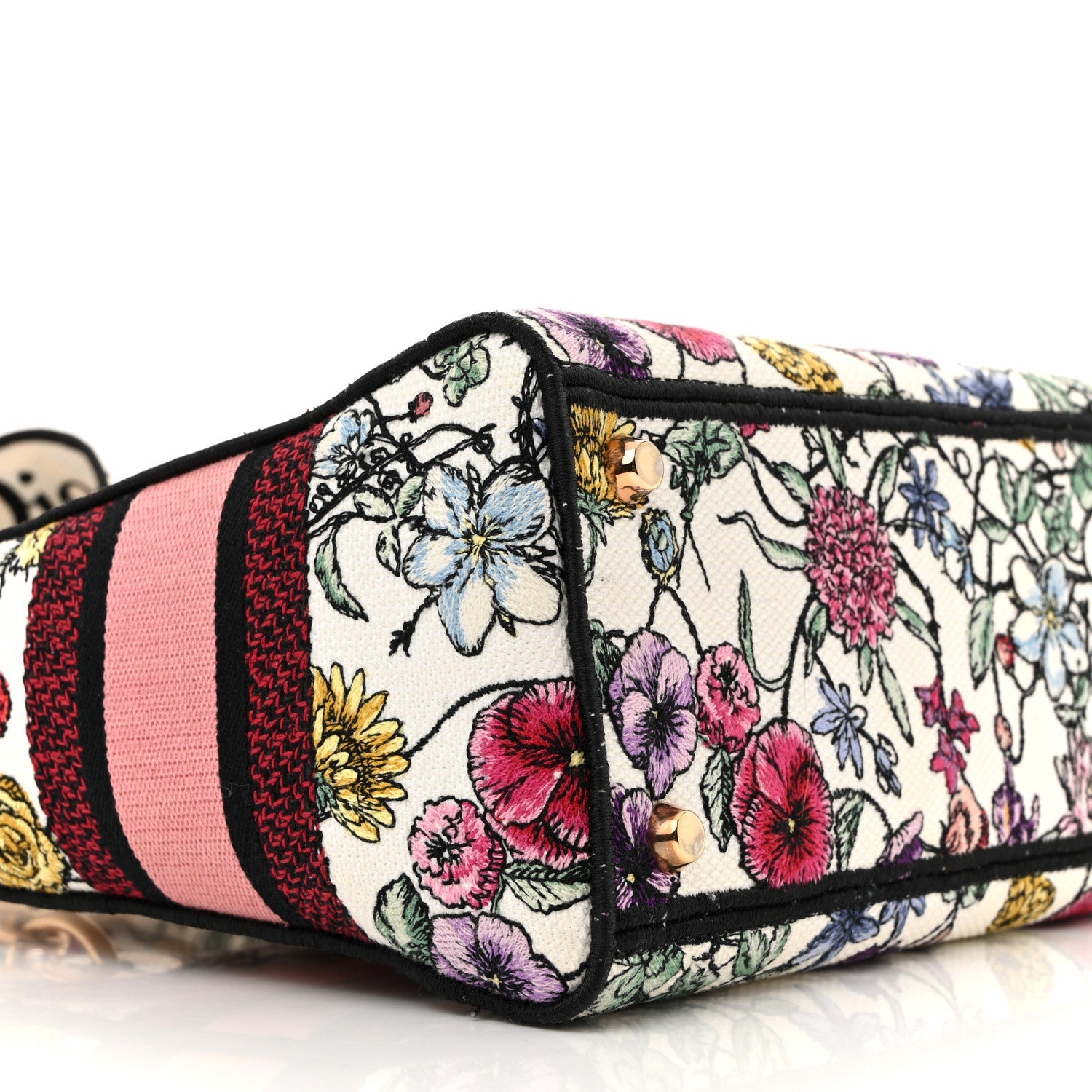 Canvas Florilegio Embroidered Medium Lady D-Lite White Multicolor