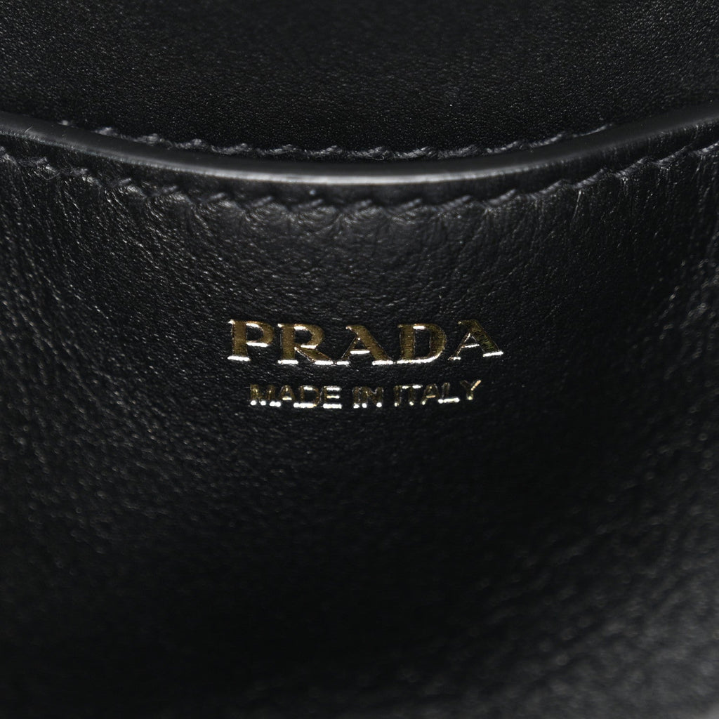 Soft Calfskin Mini Darling Bucket Bag Black