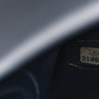Shiny Lambskin Small Chain Is More Flap Navy Blue